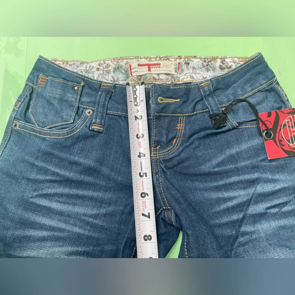 LOW RISE VINTAGE Women’s Blue Denim Jeans - Classic Bootcut SIZE 1 - Picture 10 of 15